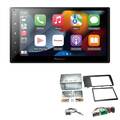 Pioneer Radio WiFi Apple CarPlay Android Auto für Volvo V70 II 2004-2007 schwarz