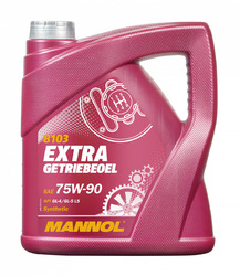 Original MANNOL 1x4 Liter Extra Getriebeoel 75W-90 API GL 4/GL 5 LS MN8103-4