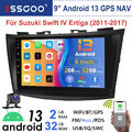 Für SUZUKI SWIFT IV FZ 2011-2017 2+32G Android13 Carplay Autoradio GPS NAVI KAM+