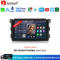 Android13 Autoradio GPS Nav Carplay für Mercedes Benz Smart Fortwo 451 2005-2010