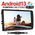 Pumpkin 9" Android 13 Autoradio GPS Navi 4GB 64GB DAB+ for VW Golf Passat+Kamera