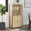 Homgoday Highboard Mehrzweckschrank Sideboard mit Stauraum Standschrank I4O3