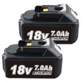 2x 18V/7,0Ah für Makita Akku BL1860B 197422 194204 BL1850 BL1830 Ersatzbatterie