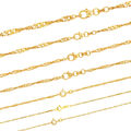 Massive edle Goldkette Singapurkette Halskette Collier Echt 333 585 Gold Juwelie