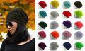 XXL Mütze Long Beanie Slouch Damen Kinder Unisex Mützen 22 Farben