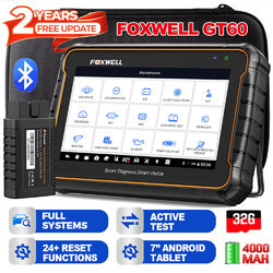 2024 FOXWELL GT60 Profi KFZ Diagnosegerät Auto OBD2 Scanner ALLE SYSTEM TPMS DPF