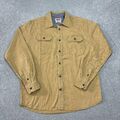 Wrangler Jeanshemd Erwachsene mittelbraun Rodeo Western Pferd Cowboy 90er Ranch Herren