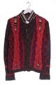 ETRO MILANO Wollpullover Damen Gr. DE 38 rot-braun-schwarz Casual-Look