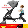 Universal Buggy board Kiddyboard Bis 25KG Mit Sitz Trittbrett Für Kinderwagen