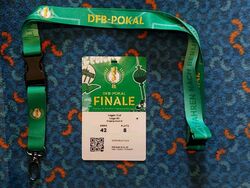 VIP Sammler Ticket DFB Pokal Finale 2024 Bayer Leverkusen 1.FC Kaiserslautern 42