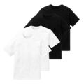 2er Pack SCHIESSER Herren American T-Shirt rundhals C-Neck Cotton Essentials