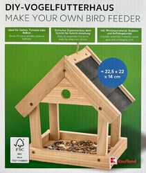 DIY Vogelfutterhaus  Vogel Haus Bausatz für Vogel-Futterhaus