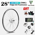 36V 250W 28" E-Bike Conversion Kit Frontmotor Elektrofahrrad Pedelec Umbausatz 