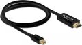 DeLOCK Adapterkabel miniDP Stecker   HDMI-A Stecker, schwarz