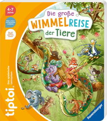 Ravensburger tiptoi Buch Die große Wimmelreise der Tiere 49259