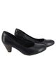 TAMARIS Damen Pumps Schwarz Leder Gr. 37 Elegant