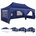 Faltpavillon 3x3/3x6m Wasserdicht Stabil Pop up Faltbar Pavillon Gartenzelt Zelt