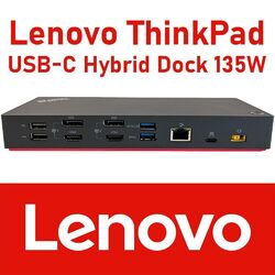 Lenovo ThinkPad Hybrid USB-C mit USB-A Dock 135W (40AF0135EU) inkl Netzteil NEU