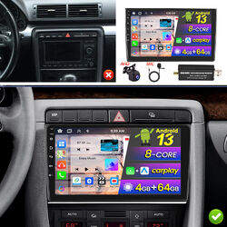 Für Audi A4 8E 8H B6 B7 2000-2009 4+64G Autoradio Carplay Android 13 Kamera DAB+