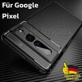 Handy Hülle für Google Pixel 7 7 a 7Pro 8 8a 8 Pro Kamera Schutz Carbon Optik