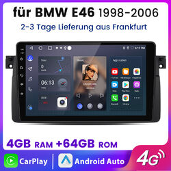 Für BMW E46 3er 318 320 325 M3 CarPlay Android 13 4+64GB Autoradio GPS Navi WIFI