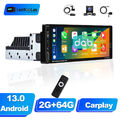 DAB+ 6.86" Single 1 Din Autoradio 2G+64G Android 13 Carplay GPS Navi WIFI FM RDS