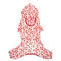  Rot Polyester Regenmantel Für Haustiere Hundekostüm Den Haushalt Welpenregen