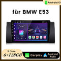 Für BMW X5 E53 2000-2007 Android 13 Autoradio GPS Navi WIFI BT DAB Carplay 128G