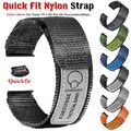 Nylon Quickfit Armband Für Garmin Fenix 6 6X 7 7X Pro 5 5X Plus 3 HR Epix2 MK1 2