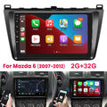 DAB+ 9" Für Mazda 6 2007-2012 Android 13 Autoradio GPS Nav RDS CarPlay 2+32G USB