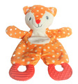 Katze ZD Trading Schnuffeltuch Schmusetuch Baby Kuscheltuch orange weiß Knister