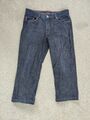 Brax Jeans W35 L24 35/24 Herren W36 Hose Denim dunkelblau Cooper Straight kurz