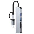 8 in 1 Adapter USB 3.0 2.0 PD Verteiler Splitter TV Notebook Laptop USB C Hub