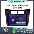 Android 13 Autoradio GPS Navi Für Toyota Yaris XP90 2005-2012 9'' 1+32G WIFI BT