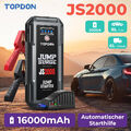 TOPDON JS2000 12V Starthilfe PowerBank KFZ 2000A Auto Sicher Ladegerät Booster