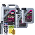 Motoröl 5W30 LIQUI MOLY Top Tec 4400 8L +MANN Ölfilter +Spülung +Cera Tec