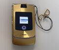 Handy Motorola RAZR V3i, Gold DOLCE & GABBANA Händler, Garantie, Geprüft LESEN