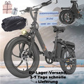 Elektrofahrrad 20 Zoll eBike 48V 15AH E-Mountainbike 35km/h City ebike 500W