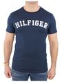 Tommy Hilfiger Herren T-Shirt Kurzarm SS Tee Logo UM0UM00054-416 Blau S