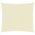 vidaXL Sonnensegel Oxford-Gewebe Rechteckig 2,5x3,5 m Creme