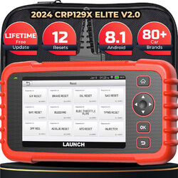 2024 Launch CRP129X V2.0 KFZ Diagnosegerät Auto OBD2 Scanner TPMS EPB SAS ABS DE