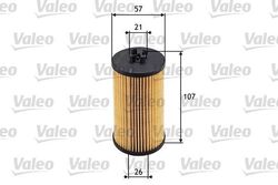 VALEO Ölfilter 586531 für OPEL CHEVROLET FIAT SUZUKI ALFA ROMEO SAAB