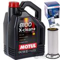 BOSCH ÖLFILTER 1457429619+MOTUL 5W30 ÖL für 1.9 TDI AUDI A3 A4 VW GOLF 4 BORA 1J