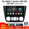 32G Für BMW 1er E81 E82 E87 E88 2008-12 9" Android 13 Autoradio GPS Navi WiFi BT