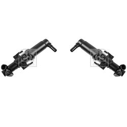 FEBI BILSTEIN Set Waschwasserdüse Scheinwerferreinigung für BMW 5er Touring F11
