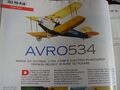 ORIGINAL MODELL MODELLFLUGZEUG PRO PLAN 29" AVRO 534 DEPRON 2004