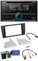 Kenwood CD 2DIN DAB USB Lenkrad Bluetooth Autoradio für Audi A4 1999-2001