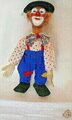 Steiff- Clown 8743,00  blaue Hose 43 cm mit Hut lustiger Geselle 1959 - 67