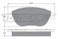 TOMEX Brakes Bremsbelagsatz, Scheibenbremse TX 12-483 für FIAT LANCIA