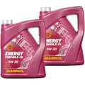 2x MANNOL 5 Liter 7917 Energy Formula C4 5W-30 Leichtlauf-Motoröl ACEA